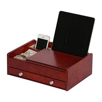 Mele and Co Mele and Co Davin Men's Dresser Valet Organizer Jewelry Box