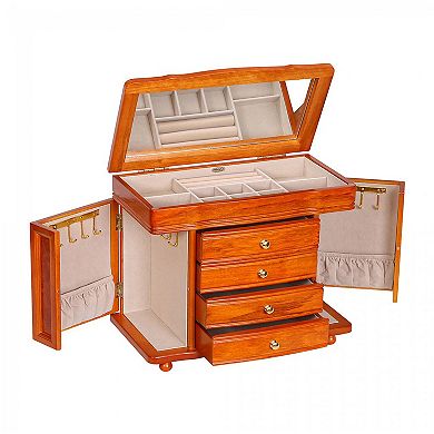 Mele and Co Josephine Wooden Jewelry Box