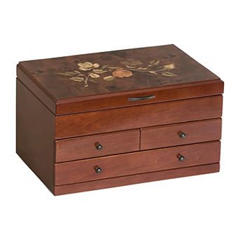 Mele and Co Mele and Co Fairhaven Wooden Jewelry Box & Organizer