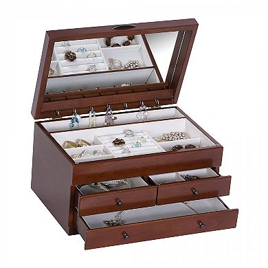 Mele & Co. Mele & Co. Fairhaven Wooden Jewelry Box & Organizer