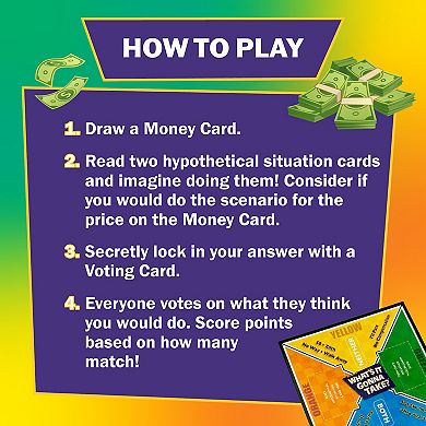 Zobmondo What's It Gonna Take Board Game