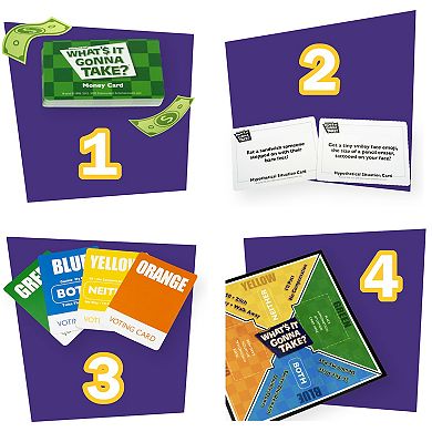 Zobmondo What's It Gonna Take Board Game