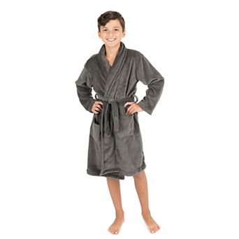 Leveret Kids Shawl Collar Fleece Robe