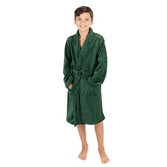 Leveret Kids Shawl Collar Fleece Robe