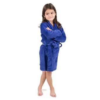 Leveret Kids Shawl Collar Fleece Robe