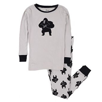Leveret Kids Two Piece Cotton Pajamas Gorilla