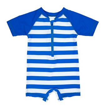 Leveret Baby One Piece Rashguard Striped