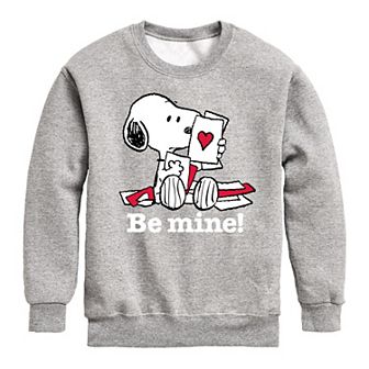 Boys 8-20 Peanuts Be Mine Snoopy Fleece Sweatshirt