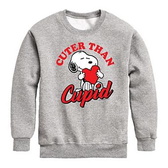 Boys 8-20 Peanuts Cuter Than Cupid Fleece Sweatshirt
