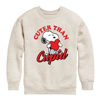 Boys 8-20 Peanuts Cuter Than Cupid Fleece Sweatshirt
