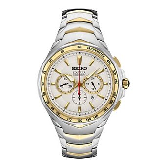 Men's Seiko Coutura Quartz Stainless Steel & Gold-Tone Watch - SRWZ24