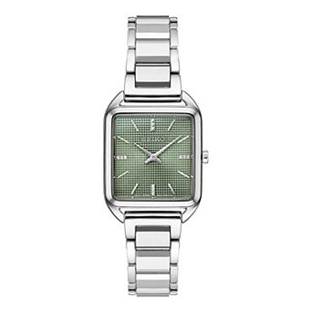 Seiko Essentials Women's Stainless Steel Rectangle Dial Bracelet Watch