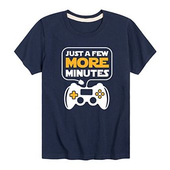 Boys 8-20 Few More Minutes Gaming Tee