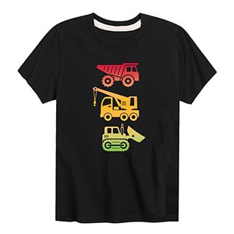 Boys 8-20 Construction Trucks Tee