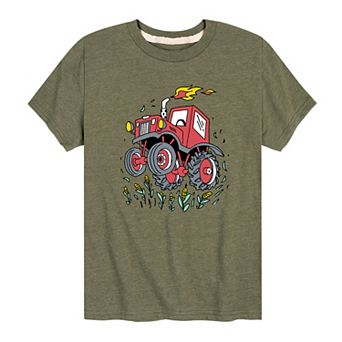 Boys 8-20 Monster Farming Tractor Tee