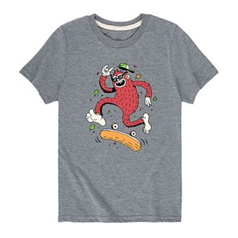 Boys 8-20 Big Foot Skateboard Tee