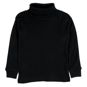 Leveret Kids Turtleneck Neutral Solid Color