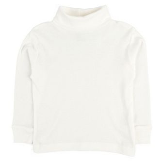 Leveret Kids Turtleneck Neutral Solid Color