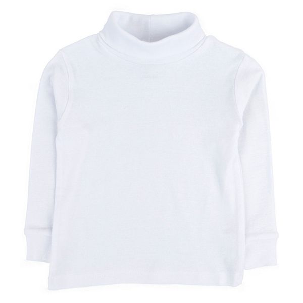 Leveret Kids Turtleneck Neutral Solid Color