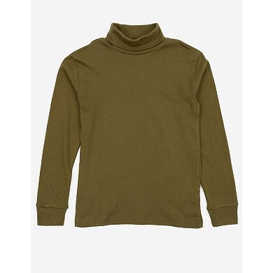 Leveret Kids Turtleneck Boho Solid Color