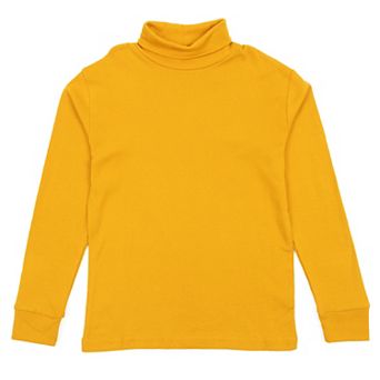 Leveret Kids Turtleneck Boho Solid Color