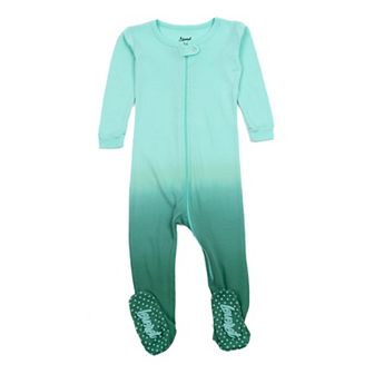 Leveret Kids Footed Cotton Pajama Tie Dye Boys