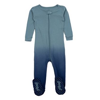 Leveret Kids Footed Cotton Pajama Tie Dye Boys