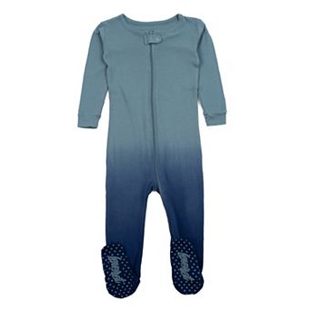 Leveret Kids Footed Cotton Pajama Tie Dye Boys