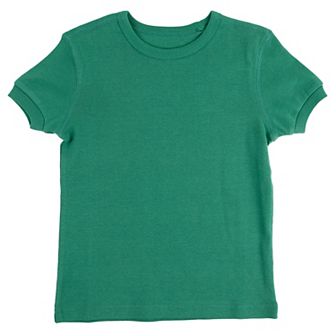 Leveret Kids Short Sleeve T-Shirt Classic Solid Color