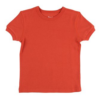 Leveret Kids Short Sleeve T-Shirt Classic Solid Color