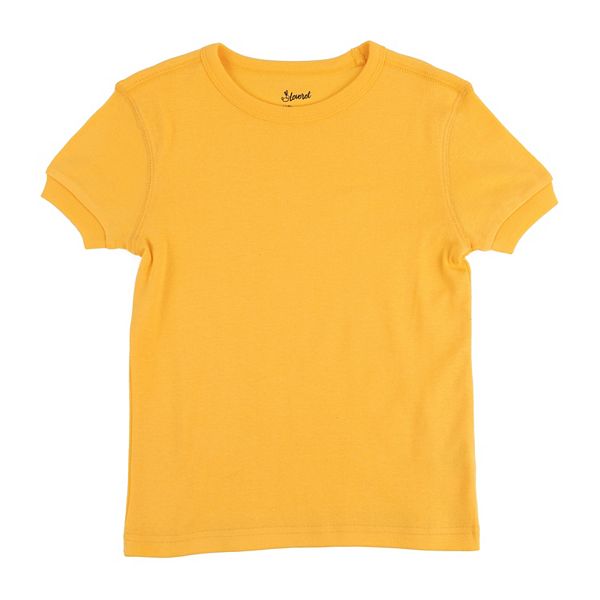 Leveret Kids Short Sleeve T-Shirt Classic Solid Color