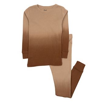 Leveret Kids Two Piece Cotton Pajamas Tie Dye Girls