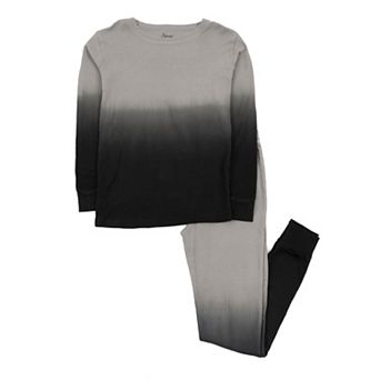 Leveret Kids Two Piece Cotton Pajamas Tie Dye Girls