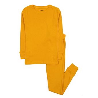 Leveret Kids Two Piece Cotton Pajamas Boho Solid Color