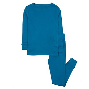 Leveret Kids Two Piece Cotton Pajamas Boho Solid Color