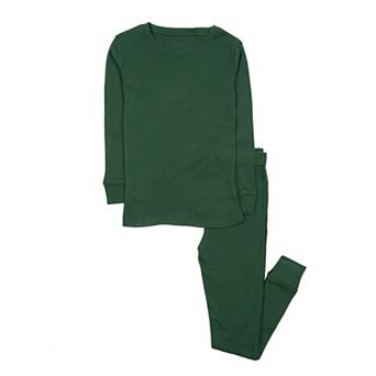 Leveret Kids Two Piece Cotton Pajamas Boho Solid Color