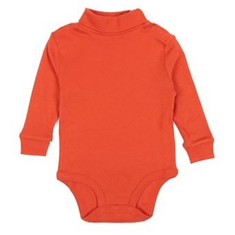 Leveret Baby Turtleneck Bodysuit Classic Solid Color
