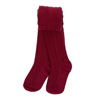 Leveret Girls Knit Tights Classic Solid Color