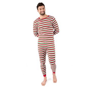 Leveret Mens Two Piece Cotton Pajamas Striped