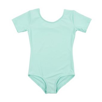 Leveret Girls Short Sleeve Leotard