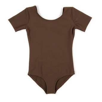 Leveret Girls Short Sleeve Leotard