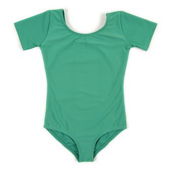 Leveret Girls Short Sleeve Leotard