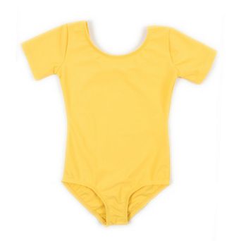 Leveret Girls Short Sleeve Leotard