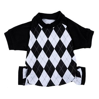 Leveret Dog Cotton Pajama Argyle