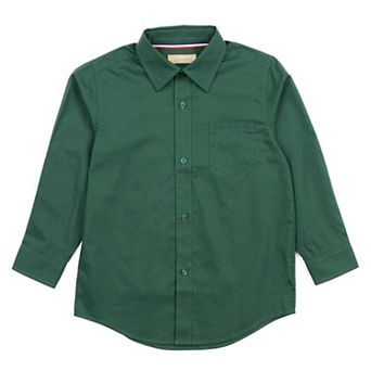 Leveret Boys Long Sleeve Dress Shirt