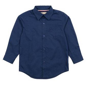 Leveret Boys Long Sleeve Dress Shirt