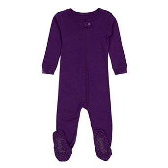 Leveret Kids Footed Cotton Pajama Boho Solid Color
