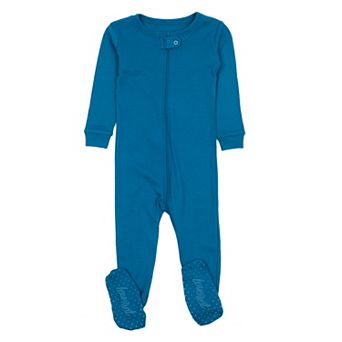Leveret Kids Footed Cotton Pajama Boho Solid Color