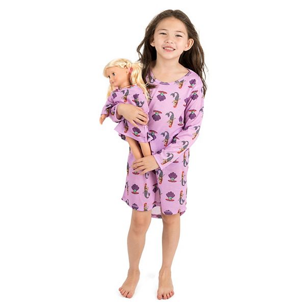 Leveret Girls and Doll Nightgown Mermaid