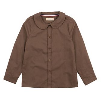 Leveret Girls Long Sleeve Dress Shirt
